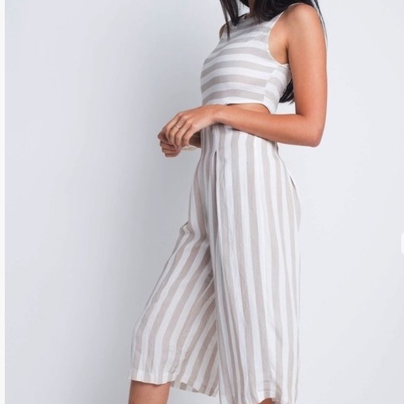 *SALE*❤️Sleeveless striped jumpsuit - Picture 4 of 6
